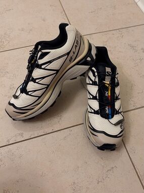 SALOMON xt-6 NEW women’s 6.5 vanilla ice black